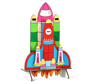 Funvention 3D Coloring Model - Space Shuttle Funvention  Go Science Goods.