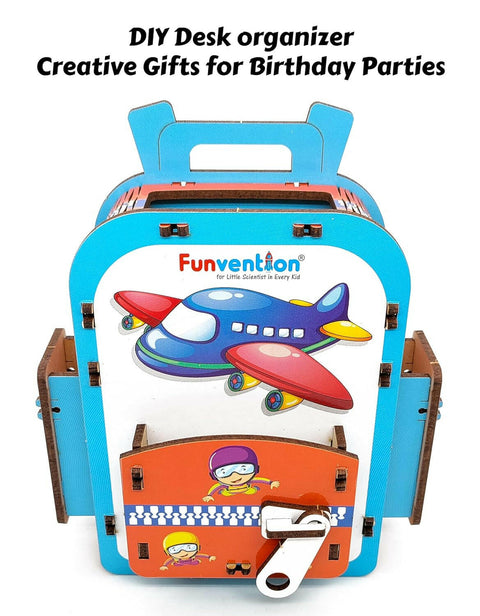Funvention Airplane School Bag Pen Stand  Go Science .