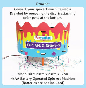 Funvention DIY Spin Art Machine & Drawbot Go Science Image 6