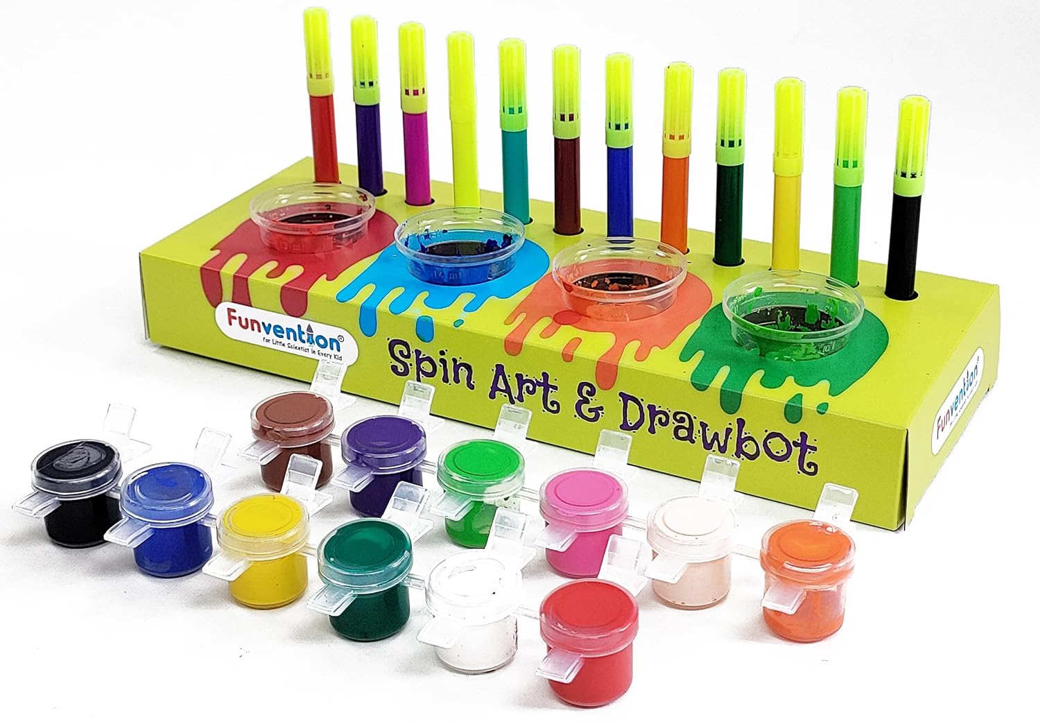 Funvention DIY Spin Art Machine & Drawbot Go Science Image 9