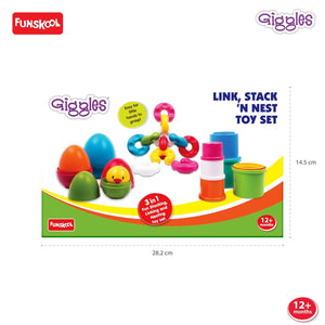 FUNSKOOL (INDIA) LTD Link Stack N Nest Toy Set  Go Science Goods.