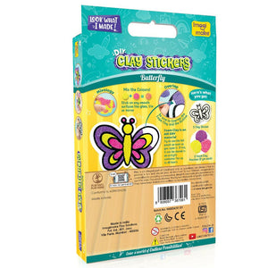 Imagimake Clay Sticker Butterfly  Go Science For Age 3 Yrs +.