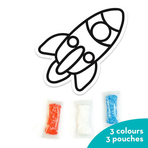 Imagimake Clay Sticker Rocket  Go Science 3 Yrs +.