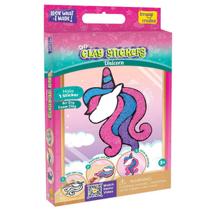 Imagimake Clay Sticker Micro Unicorn  Go Science 3 Yrs +.