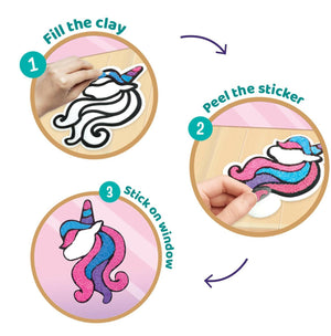 Imagimake Clay Sticker Micro Unicorn  Go Science 3 Yrs +.