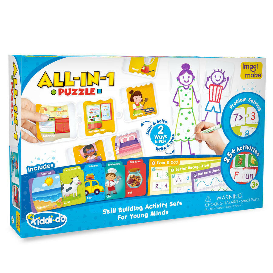 Imagimake Kiddi Do All in 1 Puzzle  Go Science DIY | ACTIVITY KIT | AGE 3+.