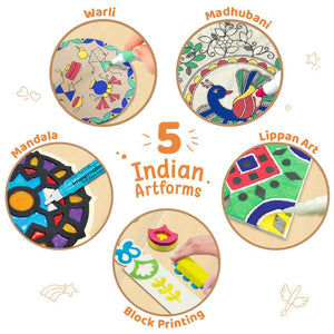 Imagimake Indian Art Forms Kit  Go Science 8 Yrs +.
