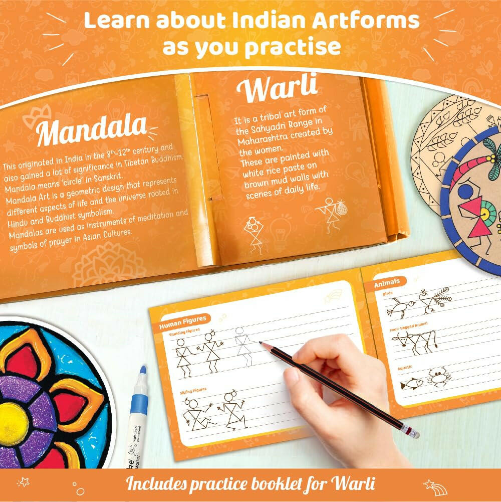 Imagimake Indian Art Forms Kit  Go Science 8 Yrs +.