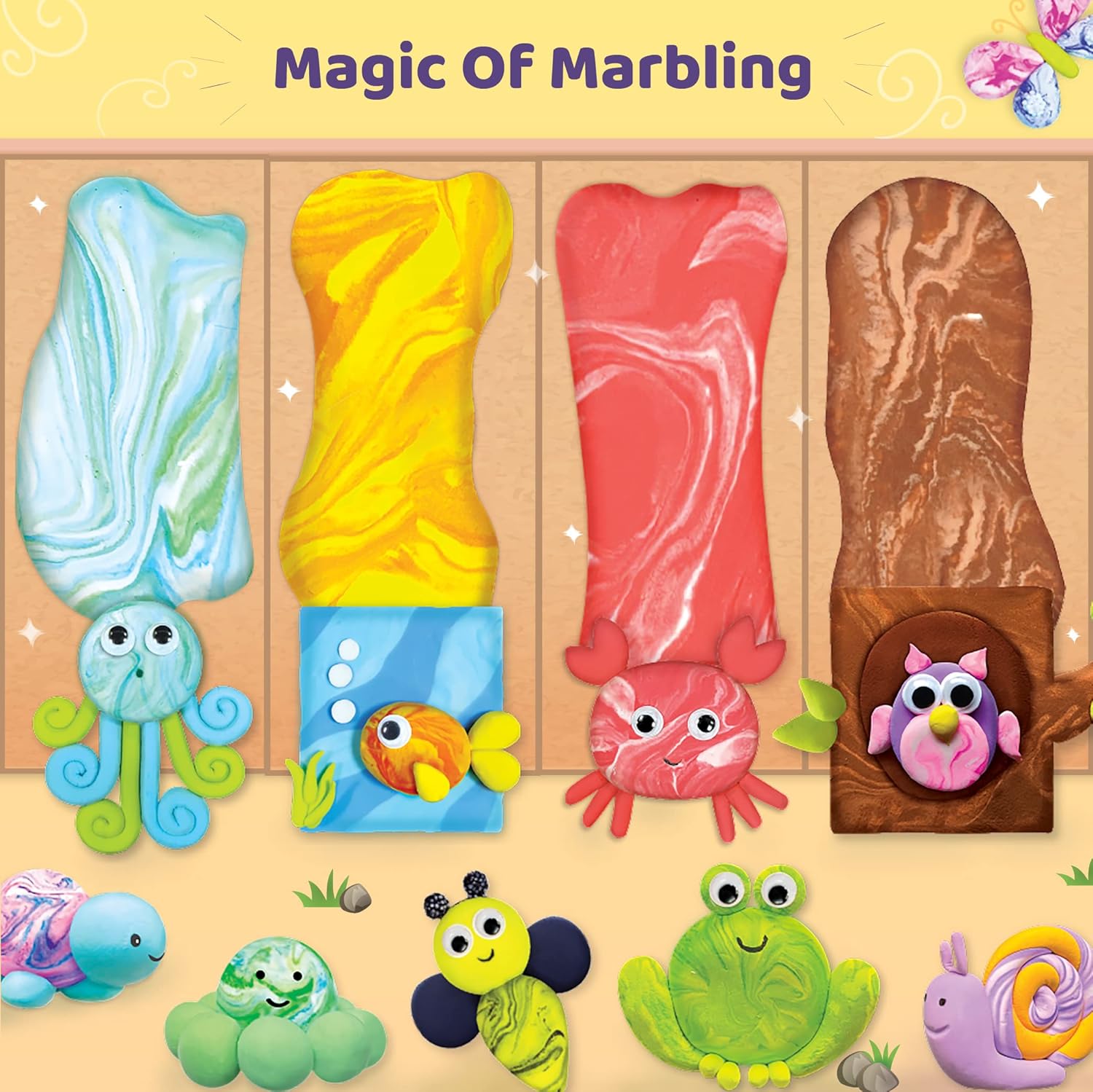 Imagimake Magic Clay Animals Image 5