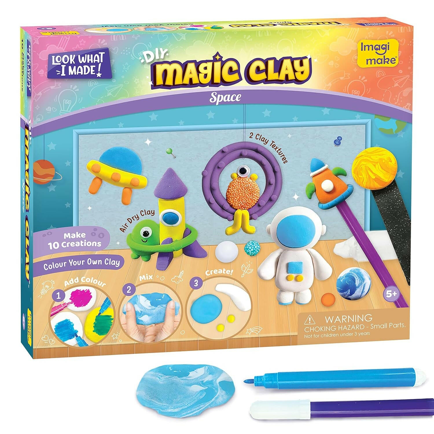 Imagimake Magic Clay Space Theme  Go Science Goods.