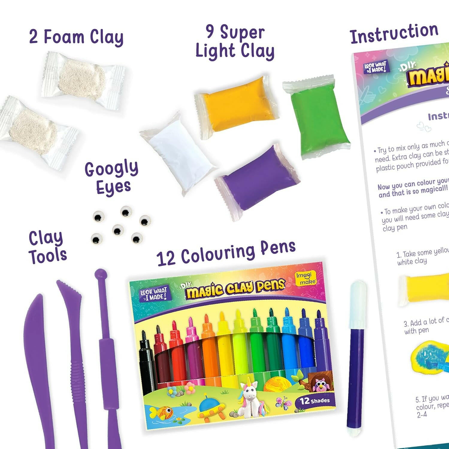Imagimake Magic Clay Space Theme  Go Science Goods.