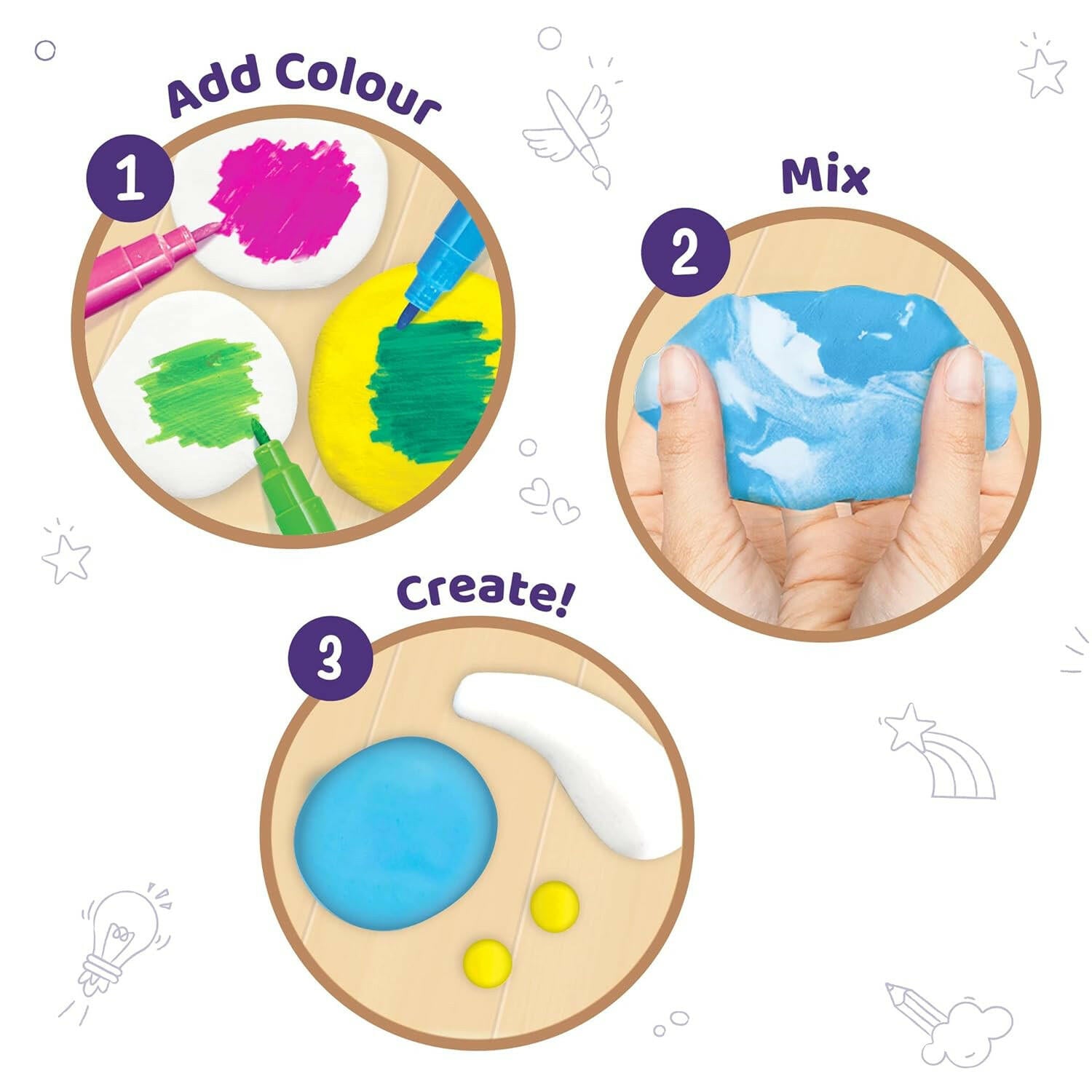 Imagimake Magic Clay Space Theme  Go Science Goods.