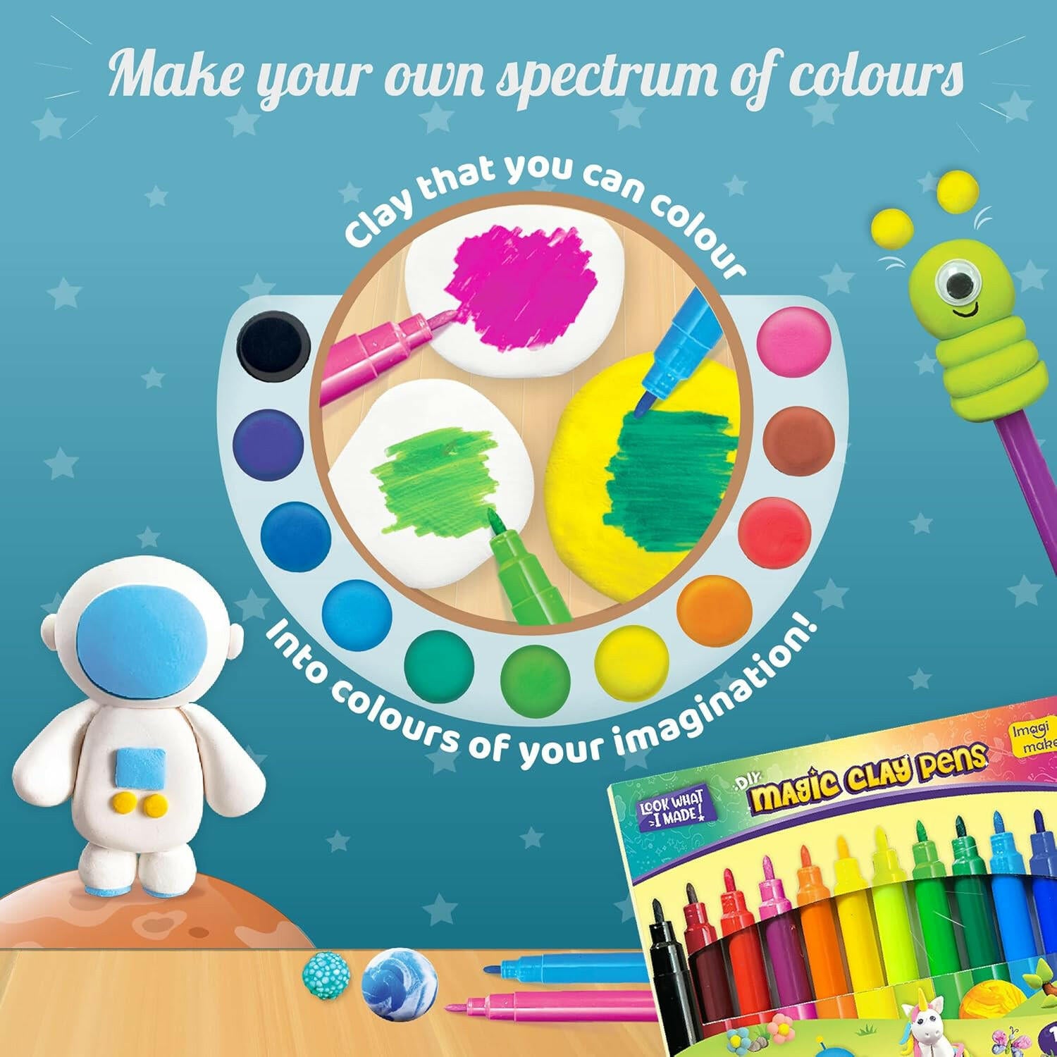 Imagimake Magic Clay Space Theme  Go Science Goods.