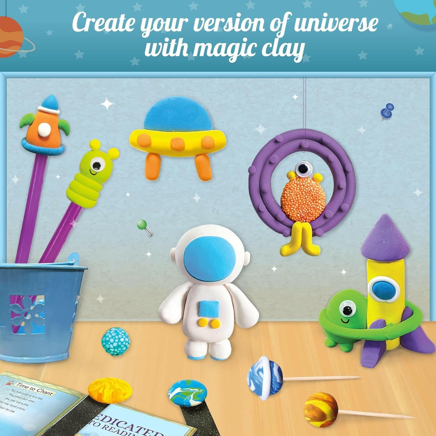 Imagimake Magic Clay Space Theme  Go Science Goods.