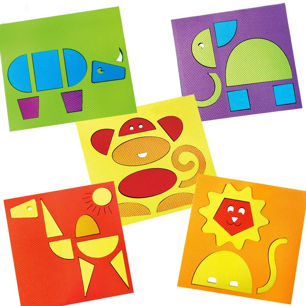 Imagimake Make with Shapes Animals  Go Science Goods.