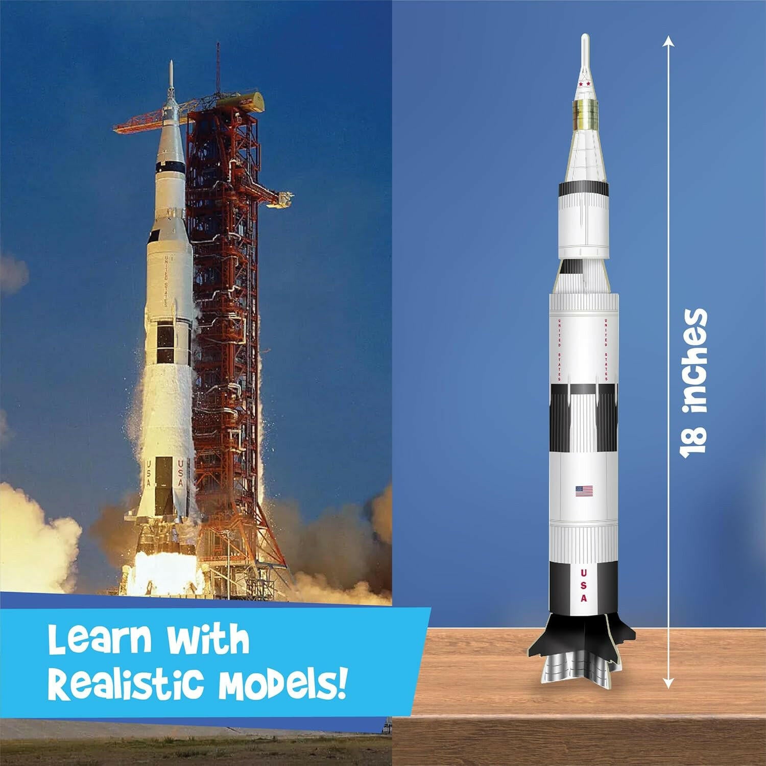 Imagimake Man's Journey To Moon Apollo - 11 - Mapology  Go Science Goods.