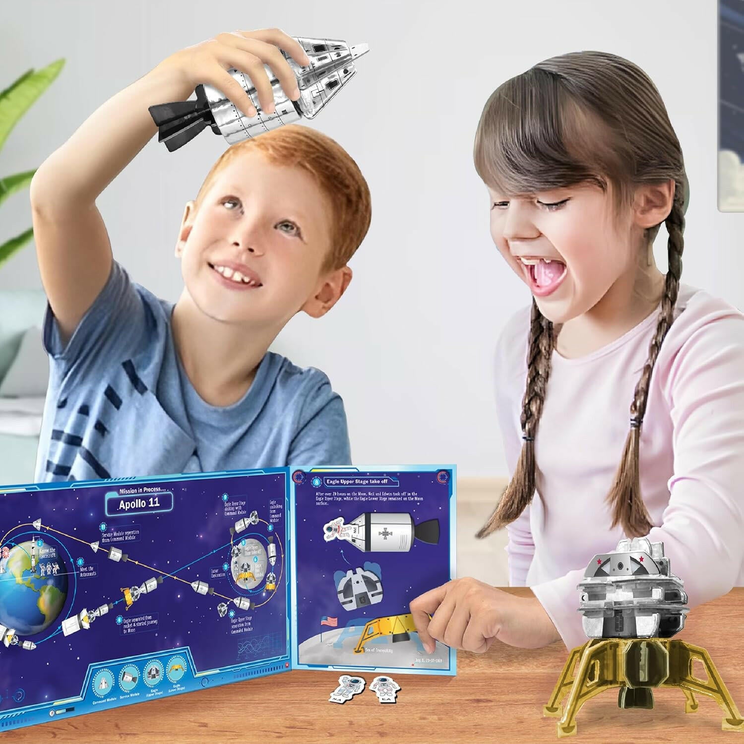 Imagimake Man's Journey To Moon Apollo - 11 - Mapology  Go Science Goods.