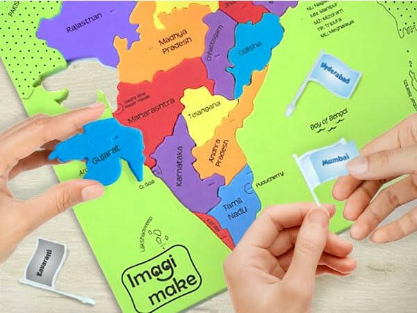 Imagimake Mapology India States with Capitals  Go Science Goods.