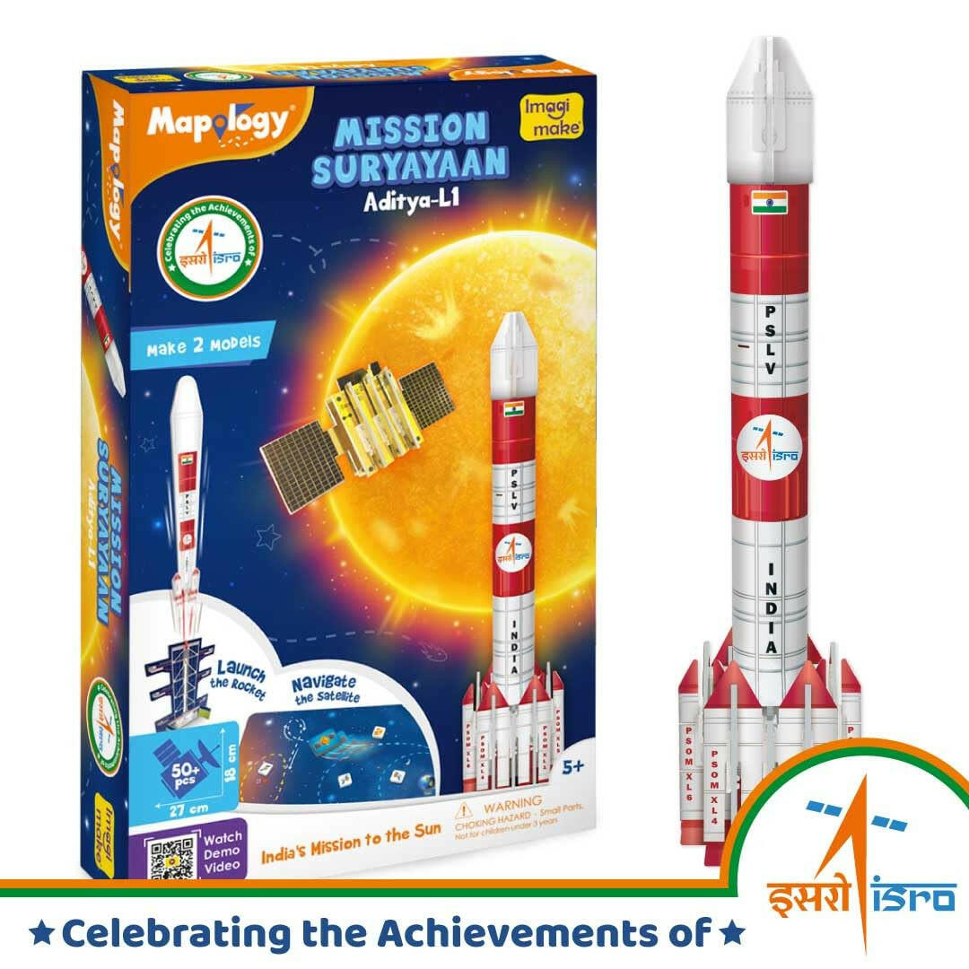 Imagimake Mission Suryayaan Aditiya L1 Mapology  Go Science Goods.