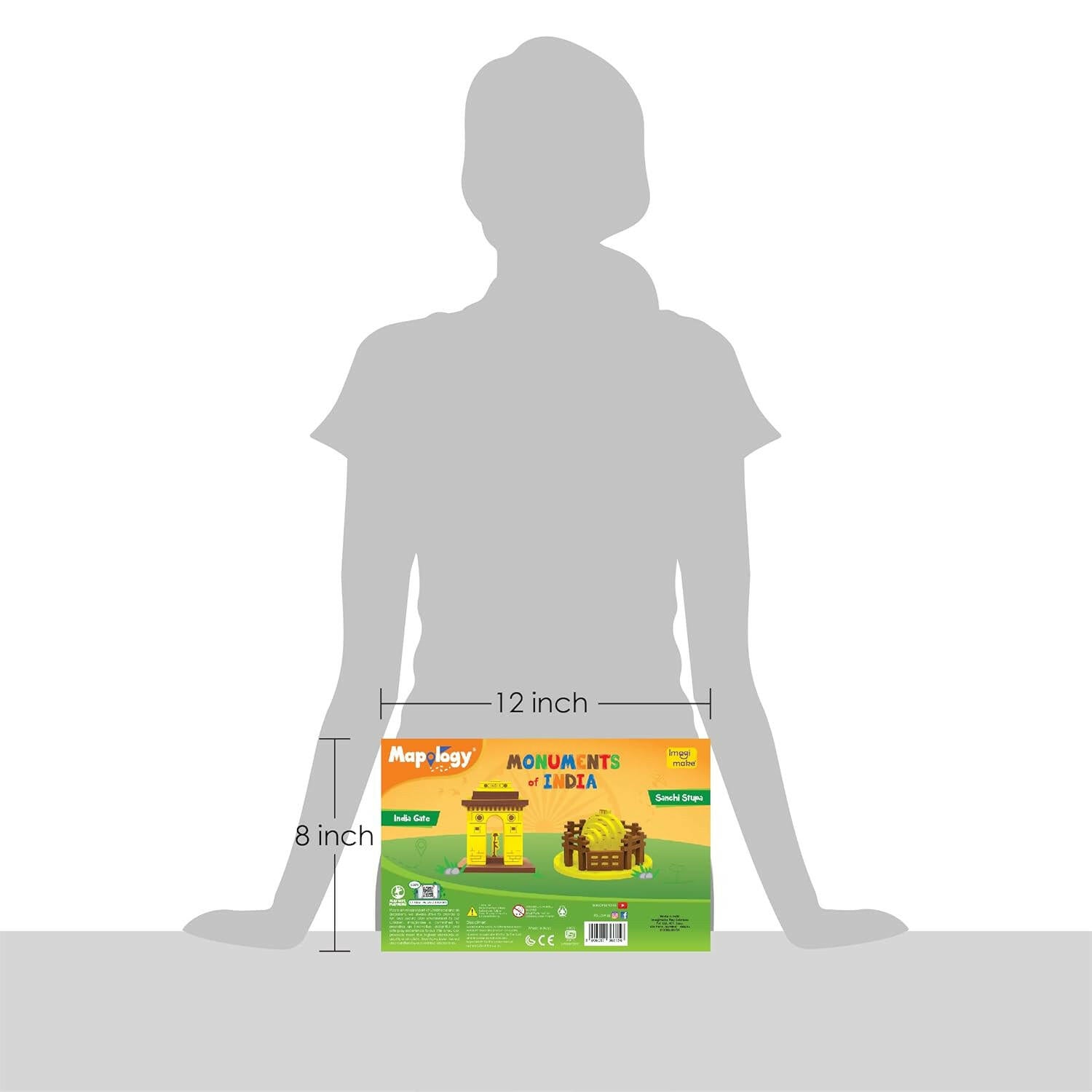 Imagimake India Gate & Sanchi Stupa | Monuments Of India - Mapology  Go Science DIY | ACTIVITY KIT | AGE 5+ | MONUMENTS MAKING - INDIA.