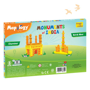 Imagimake Mapology Monuments of India Charminar & Qutab Minar Go Science Image 5