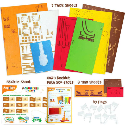 Imagimake Monuments of India Mapology  Go Science DIY | ACTIVITY KIT | MONUMENTS MAKING | AGE 5+.