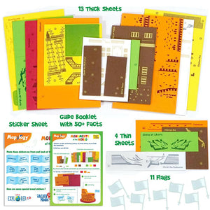 Imagimake Monuments of the World Mapology  Go Science DIY | ACTIVITY KIT | AGE 5+ | WORLD MONUMENTS MAKING.