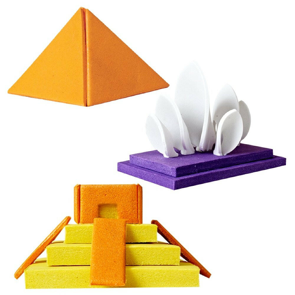 Imagimake Monuments Around The World Mapology  Go Science DIY | 3D Miniature Models | Age 5+ | World Monuments Activity Kit.