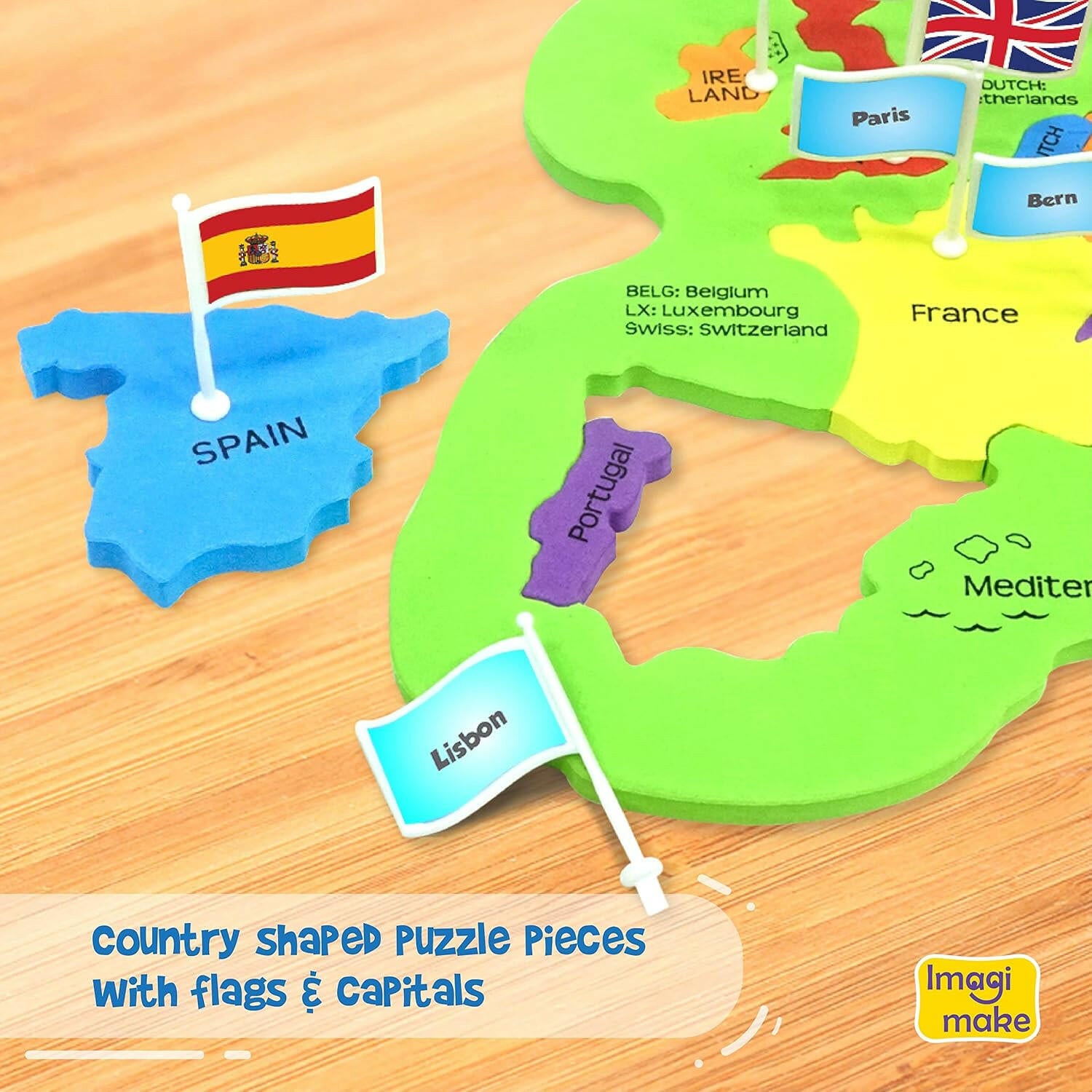 Imagimake Mapology World Augmented Reality  Go Science DIY | MAP ACTIVITY KIT | 5+ | WORLD MAP | AR.