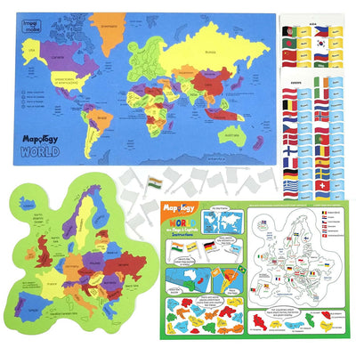 Imagimake World with Flags & Capitals Mapology  Go Science Goods.