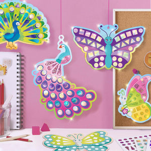 Imagimake Mirror Mosaic Butterfly & Peacock  Go Science DIY | Arts & CRAFT | AGE 3+ | Mirror Mosaic Craft.