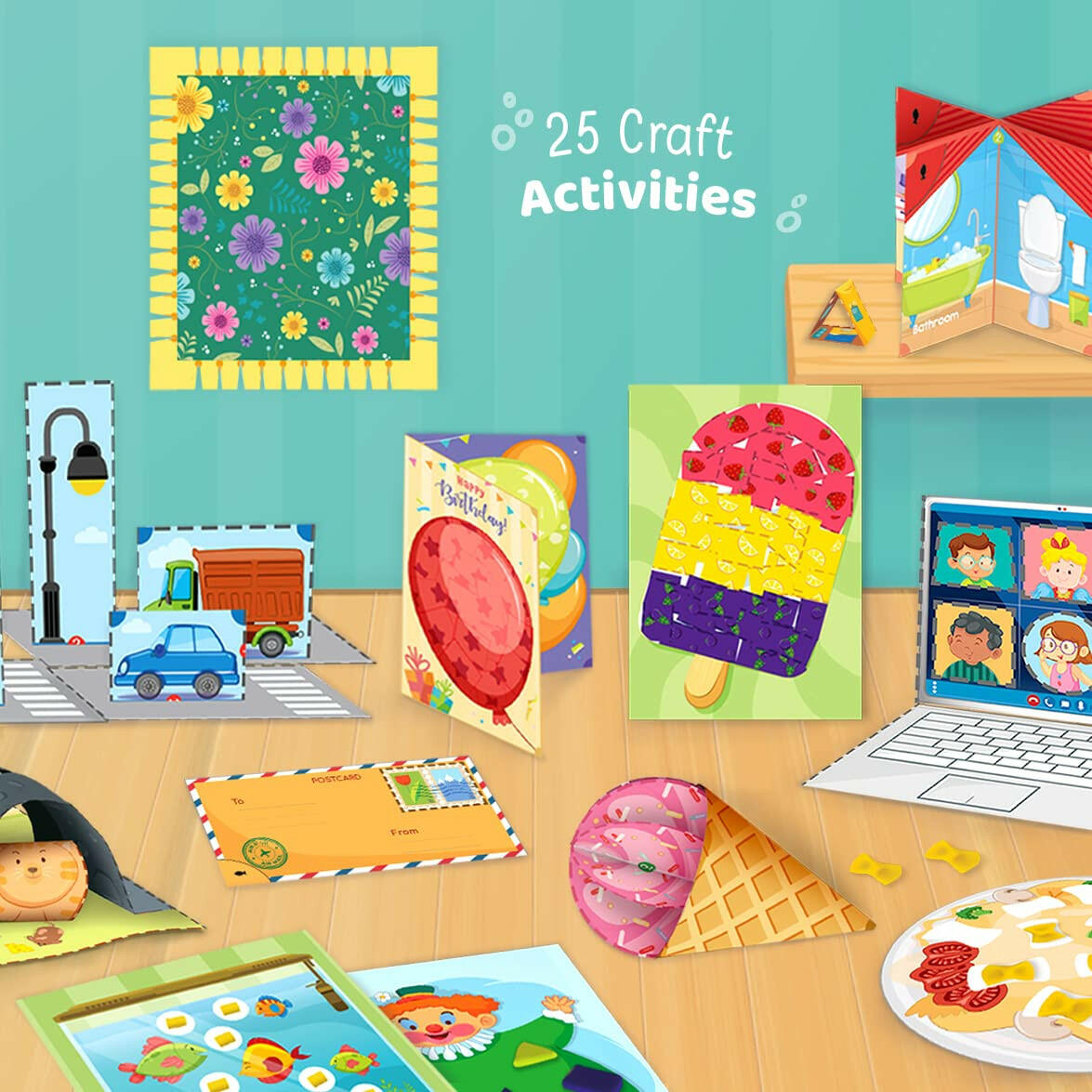 Imagimake My First Craft Kit  Go Science DIY | ARTS & CRAFT ACTIVITY KIT | AGE 3+ | 25 Craft Activities.