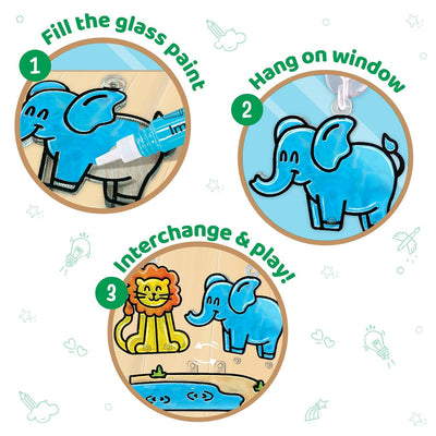 Imagimake Window Art Jungle  Go Science Goods.