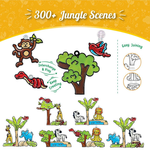 Imagimake Window Art Jungle  Go Science Goods.