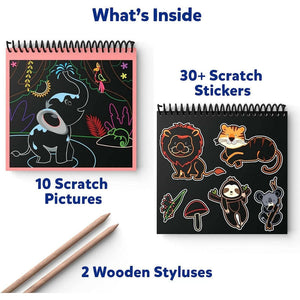 Skillmatics Magical Scratch Art Book: Amazing Animals  Go Science .