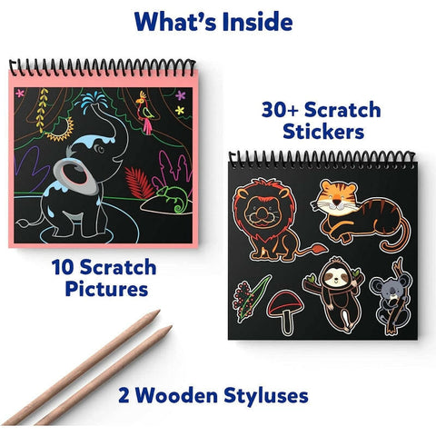 Skillmatics Magical Scratch Art Book: Amazing Animals  Go Science .
