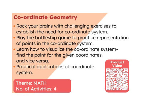 Coordinate Geometry - Math School Project kit for Grade 9/Class 9
