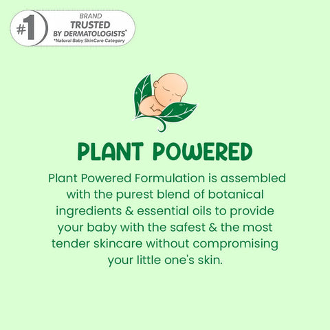 Advertisement for plant-powered baby skincare with a green background and text. MotherSparsh Laundry Detergent 200mlx2 ( Buy 1 Get 1) go littles product image 2