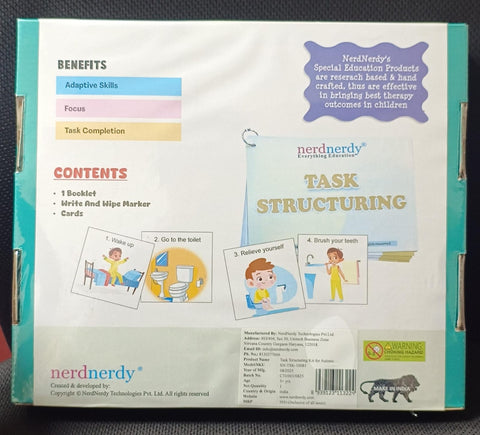 Task Structuring Kit for Autistic