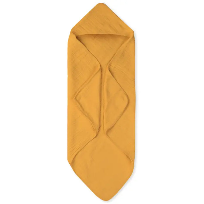 Nintara Baby Muslin Hooded Towel 38" X 38" Butterscotch at Go Littles product main image 11