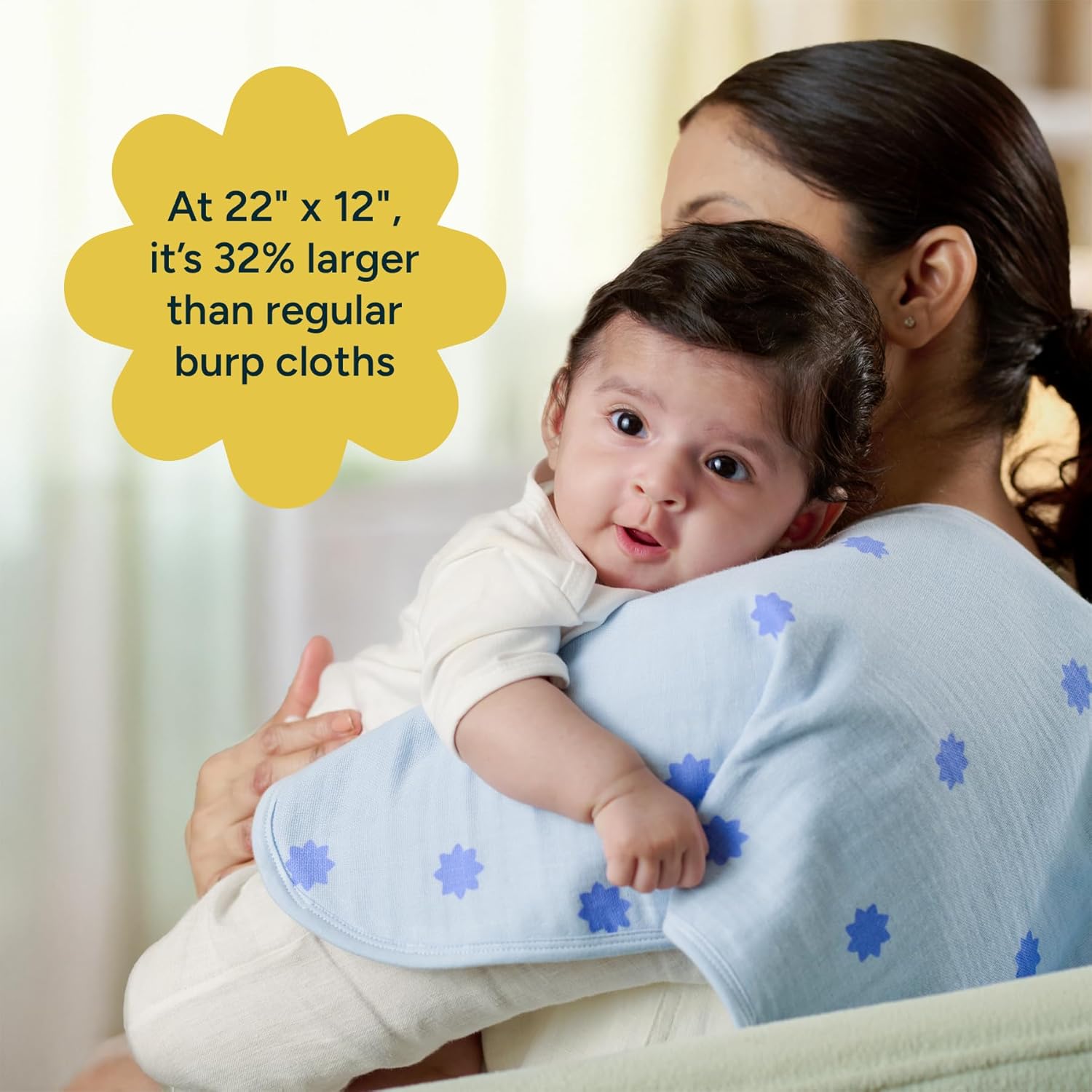 Nintara_Baby_Organic_Cotton_Burp_Cloths_Animal_Friends_22_x_12_at_Go_Littles_product_image 2