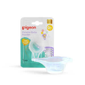 Pigeon Paladii baby feeder with packaging on a white background. Pigeon Baby Feeder (Paladai) go littles product main image