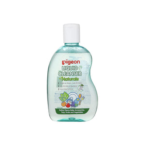 Bottle of Pigeon Liquid Cleanser on a white background. Pigeon Liquid Cleanser Bottle Naturals 200ml go littles product main image