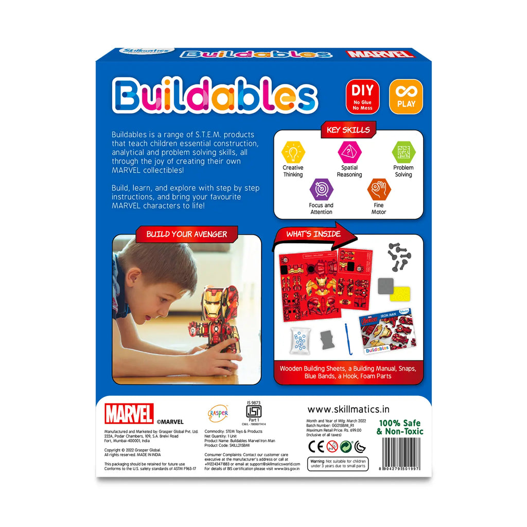 Skillmatics Buildables Iron Man | STEM construction toy Go Science Image 6