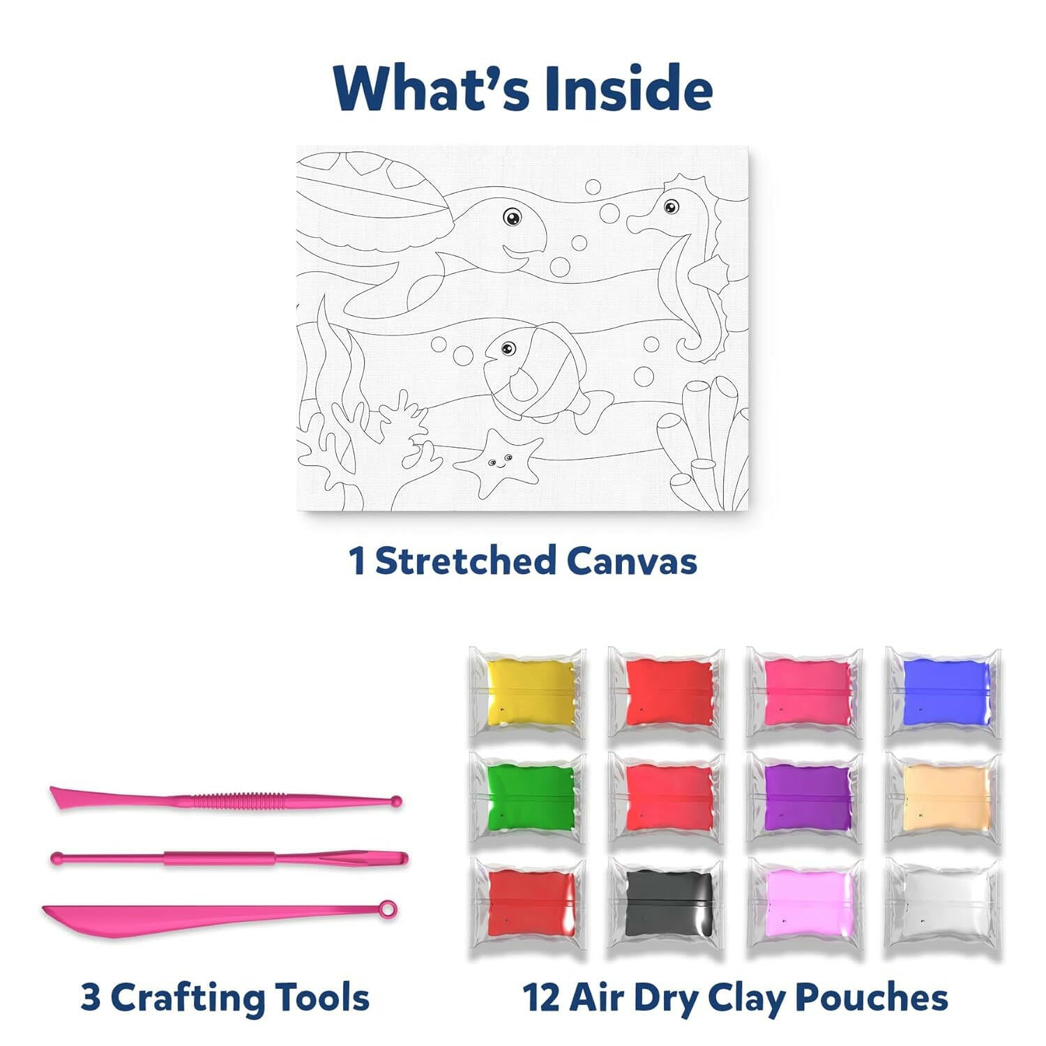 Skillmatics Colour with Clay - Under the Ocean  Go Science .