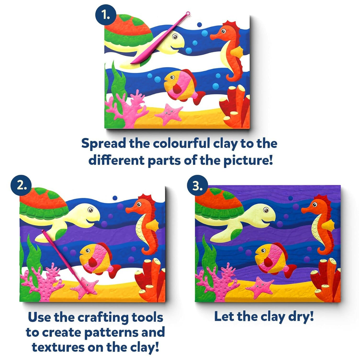 Skillmatics Colour with Clay - Under the Ocean  Go Science .