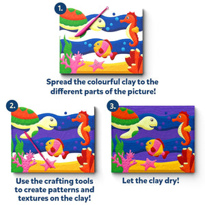 Skillmatics Colour with Clay - Under the Ocean  Go Science .