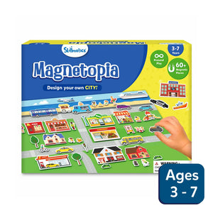 Skillmatics Magnetopia - Design Your City | Interactive Pretend Play Set Go Science Image 1