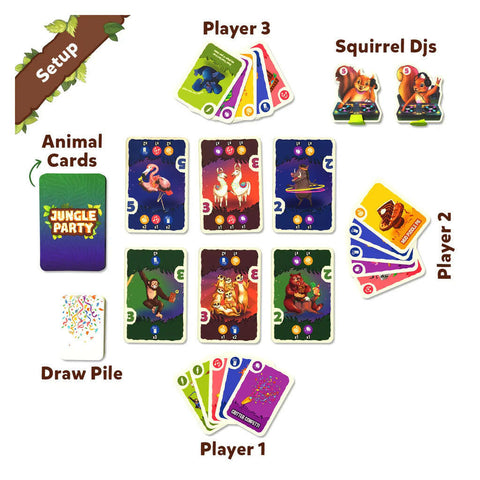 Skillmatics Jungle Party - Card Game of Strategy & Luck  Go Science .