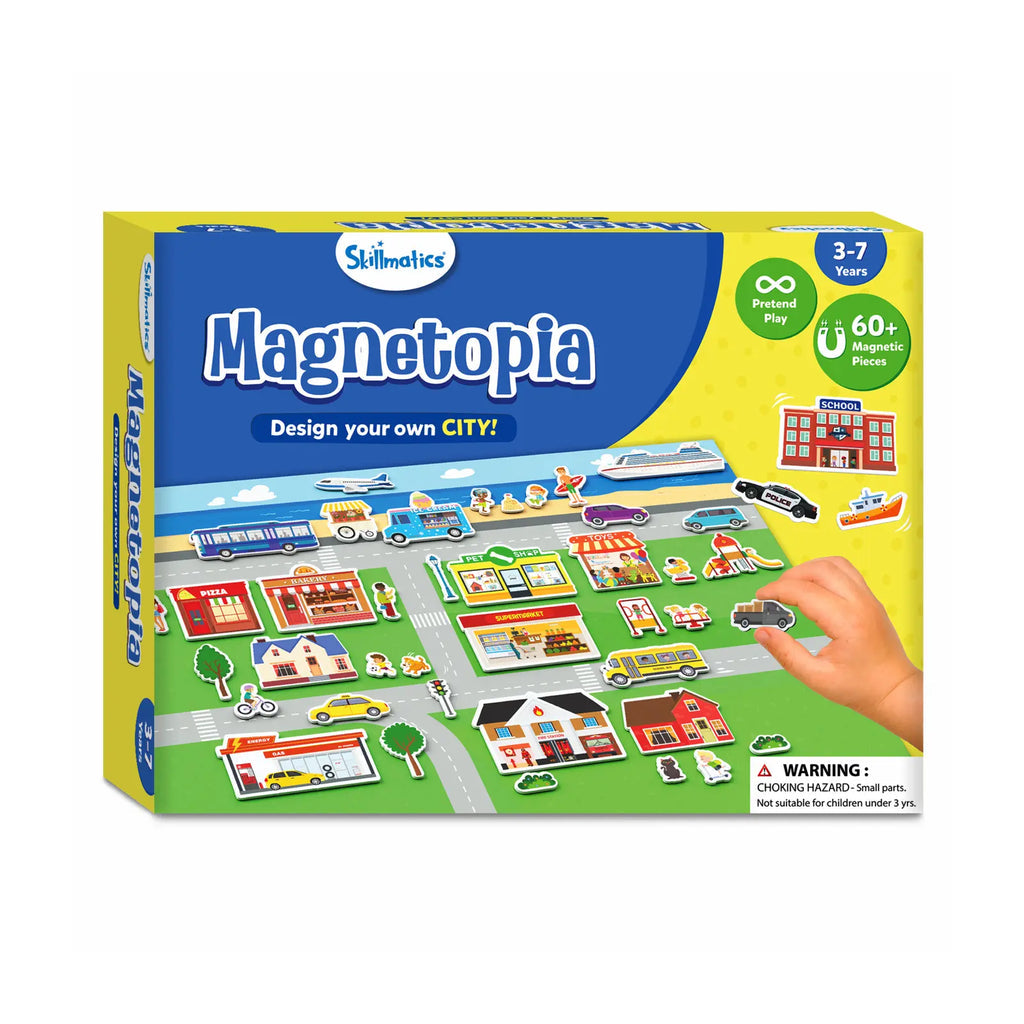 Skillmatics Magnetopia - Design Your City | Interactive Pretend Play Set Go Science Image 11